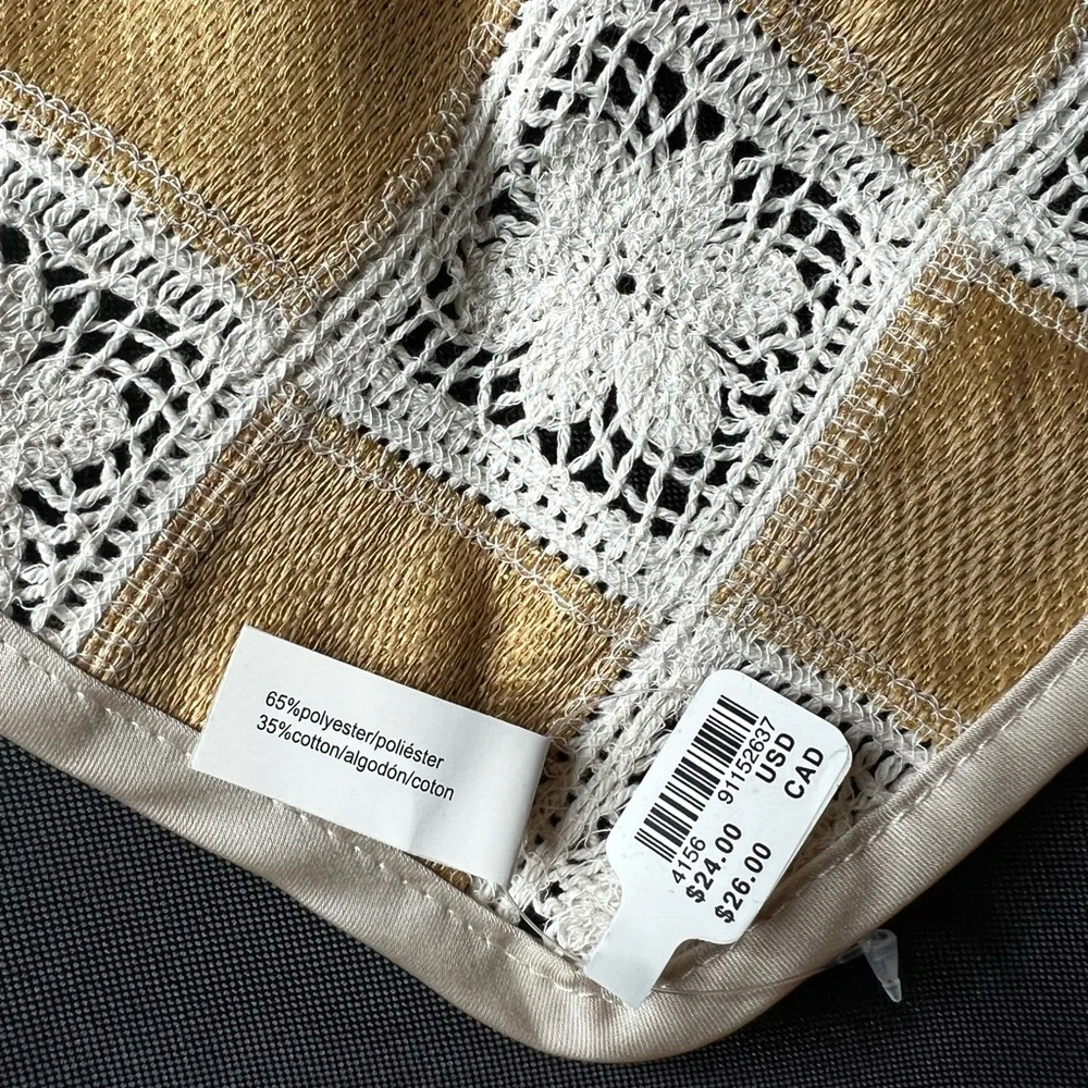 Anthropologie triangle head scarf - Lace and Satin - Picture 3 of 3